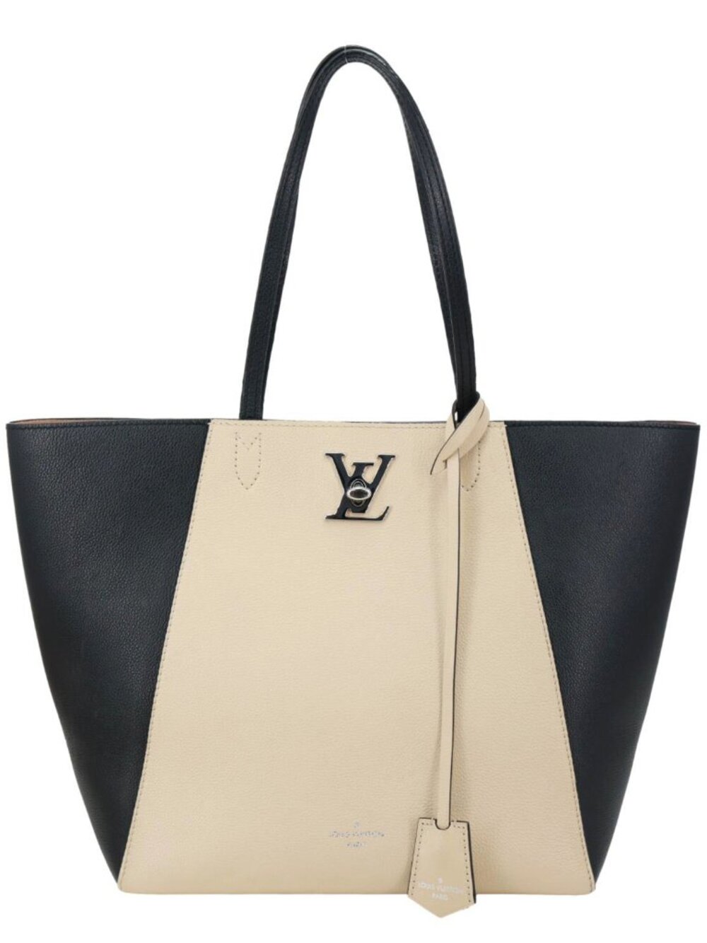 Louis Vuitton  Lockme Cabas Leather Tote Bag Bicolor